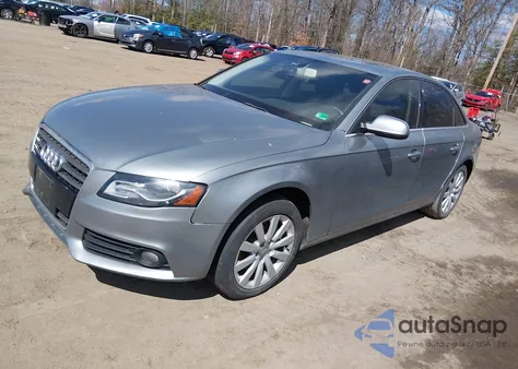 2010 Audi A4 2.0T Premium z USA, uszkodzony, nr VIN WAUFFAFL8AN028565